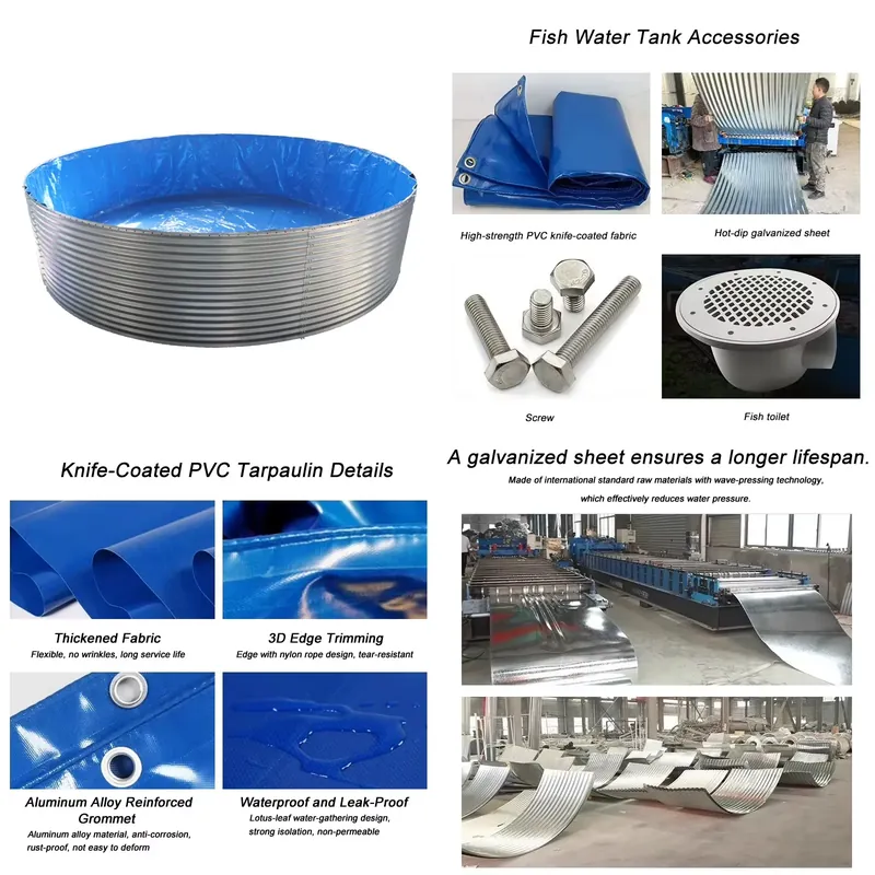 for Galvanized Tarpaulin for S - огляд і ціна Farm Pond Liner