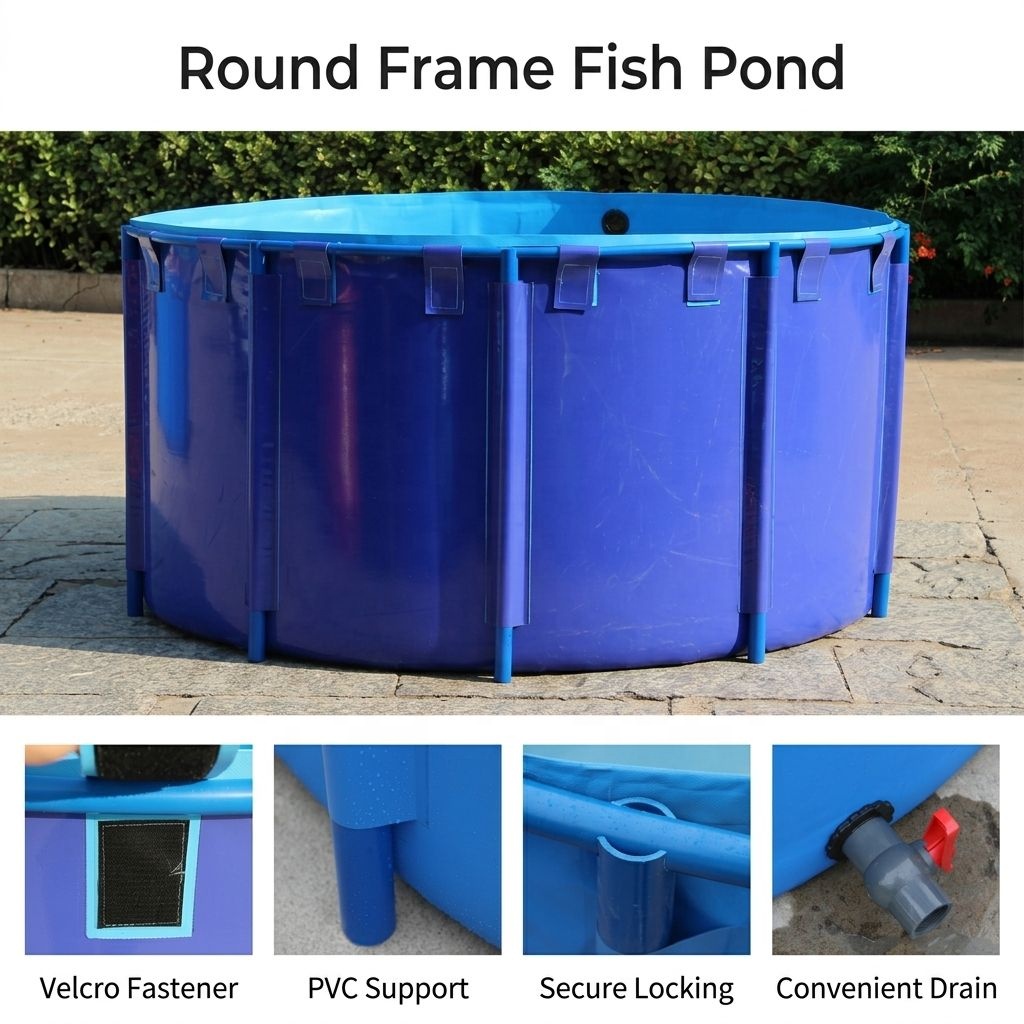 Durable PVC Fish Farming Pond, - огляд і ціна Farm Pond Liner