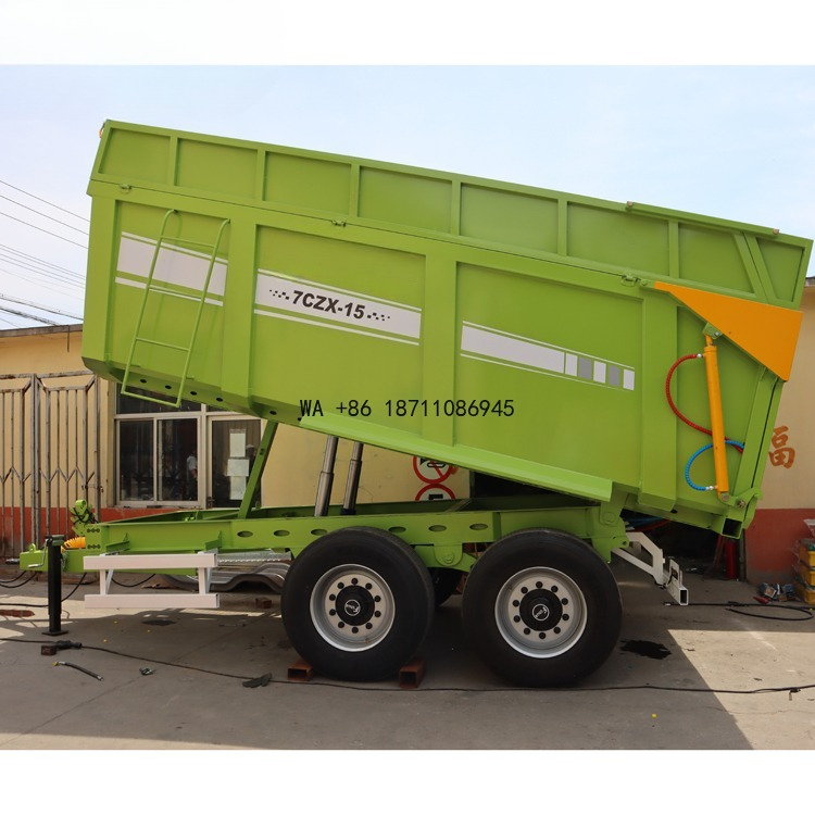 Hydraulic Silage Farm Trailer  - огляд і ціна Grain Farming Agriculture