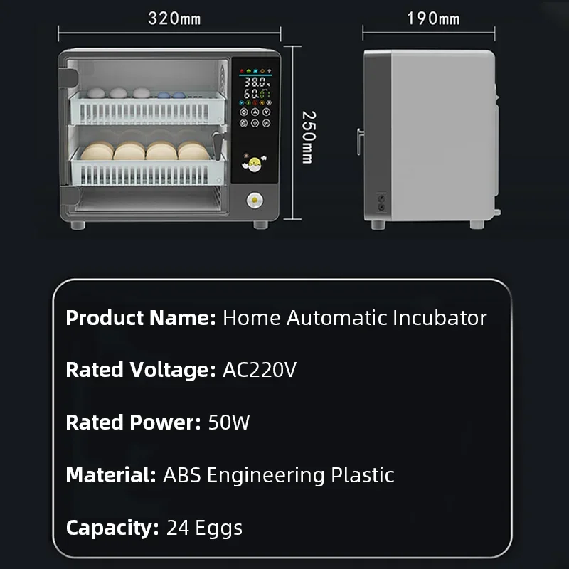 Smart Automatic Egg Incubator  - огляд і ціна Poultry Incubator